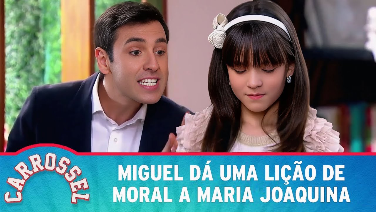 Miguel dá lição de moral a Maria Joaquina| Carrossel
