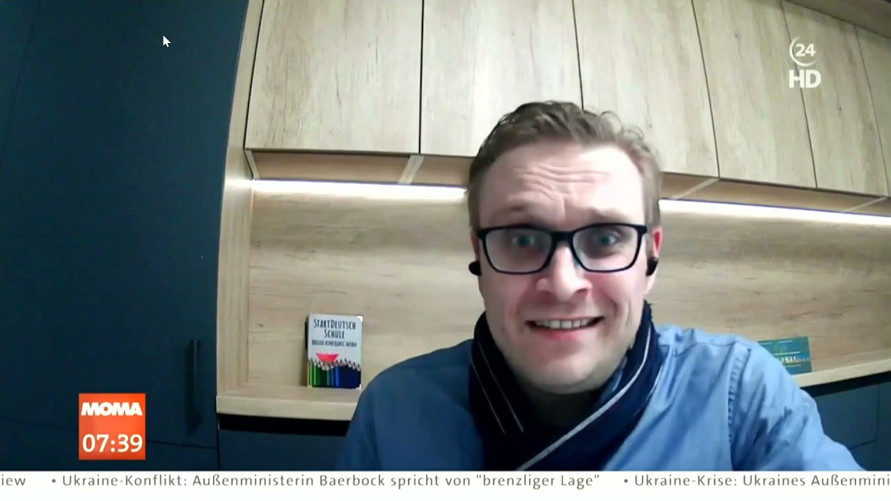 ARD ZDF Morgenmagazin Ukraine Russland Konflikt Deutscher Markus Peuser bleibt in Kiew!