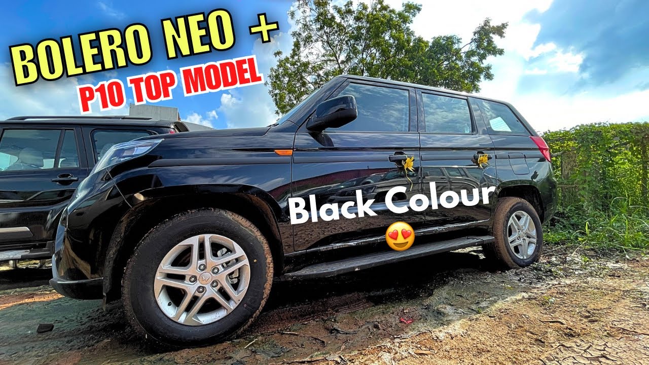 2024 Bolero Neo Plus P10 Black Colour 😍9 Seater👌₹12.49 Mafia वाला मजा | Full Review