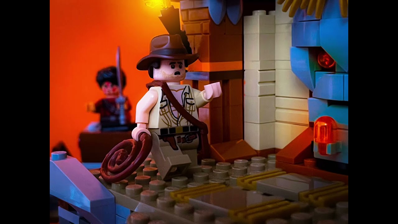 Custom Lego Indiana jones face expressions. 
