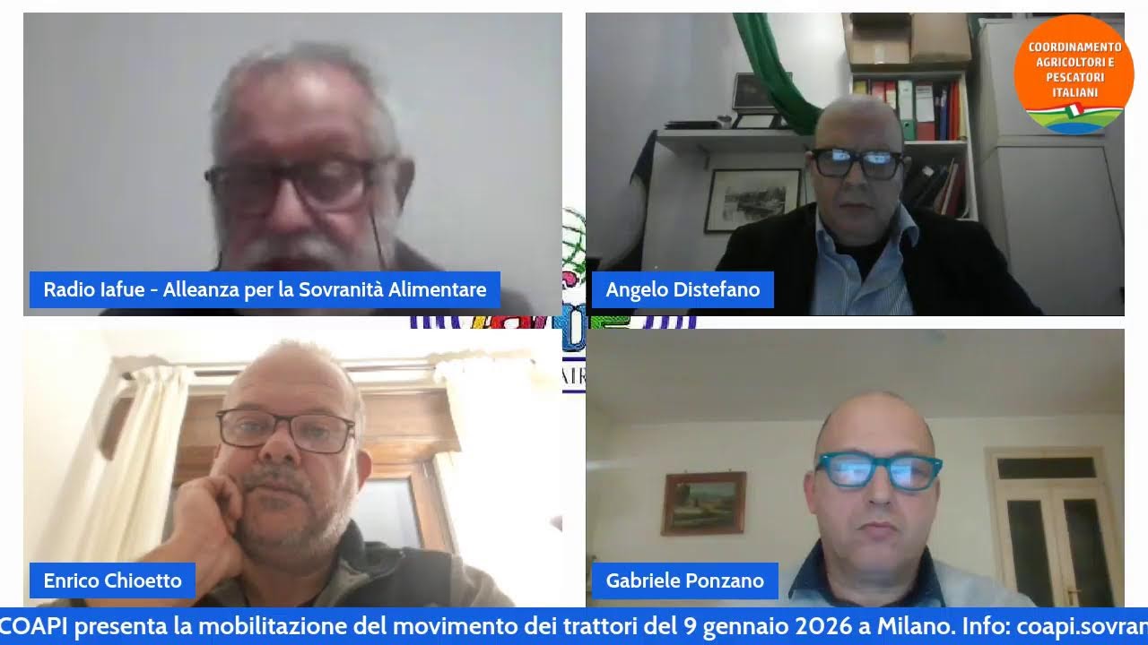 Dretta della Conferenza stampa di presentazione della mobilitazione a Milano del 9 gennaio