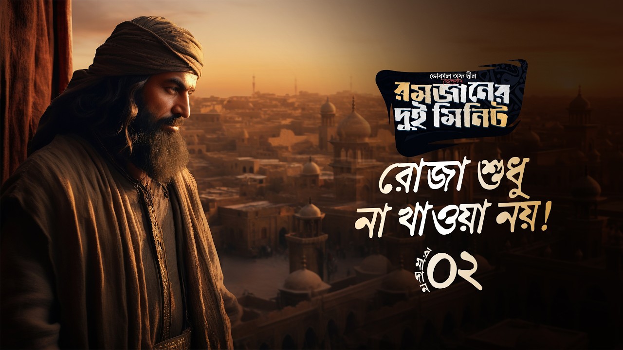 রোজা কি শুধু না খেয়ে থাকা? | ২ মিনিটের ইসলামিক রিমাইন্ডার | Day 02