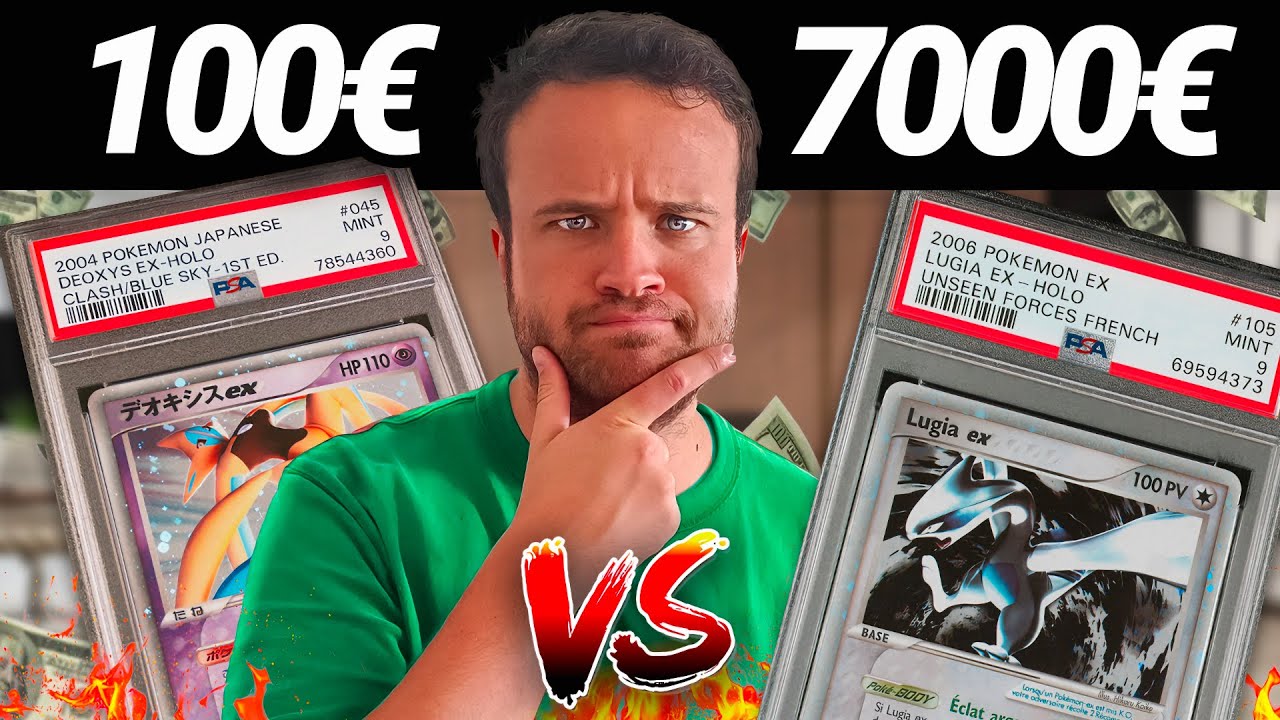 CARTES POKÉMON À 100€ VS 7000€ : Lesquelles choisiriez-vous ? 💸🔥