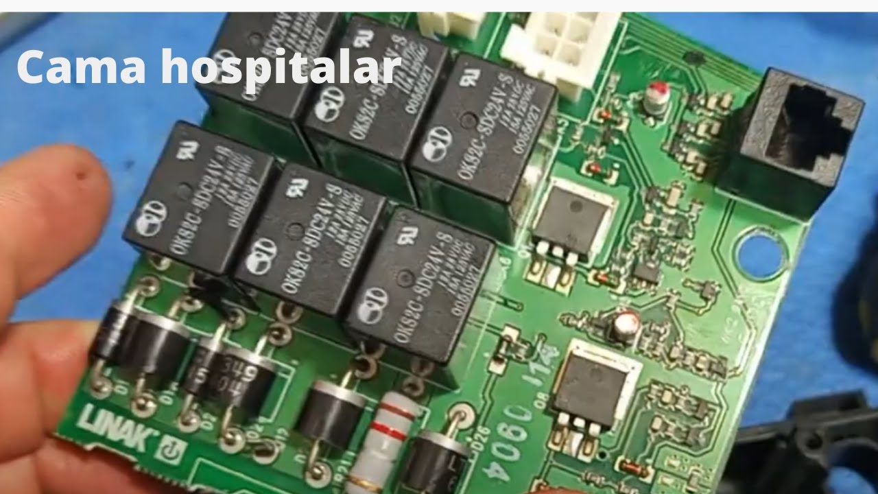 cama hospitalar - não aciona os motores