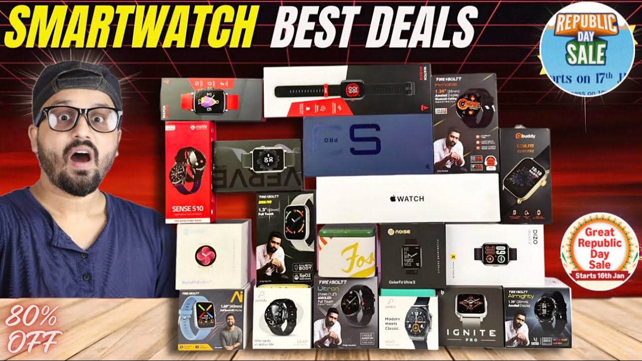 Don&rsquo;t Miss⚡️These Best Smartwatch Under 1500, 2000, 3000, 5000, 10K Deals Flipkart Republic Day Sale