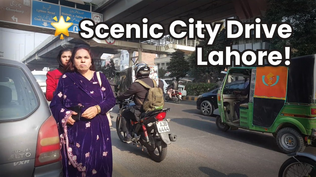 Exploring Lahore's Scenic Routes 🌟| Dec 9 Adventure Drive 🚙