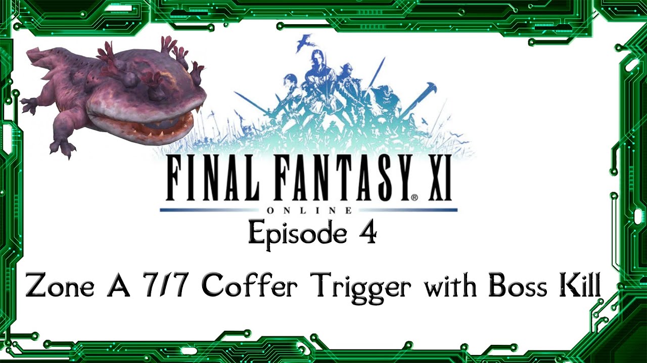 FFXI - Sortie Episode 4 - Zone A 7/7 Coffer Triggers with Solo Boss Kill - NIN/WAR