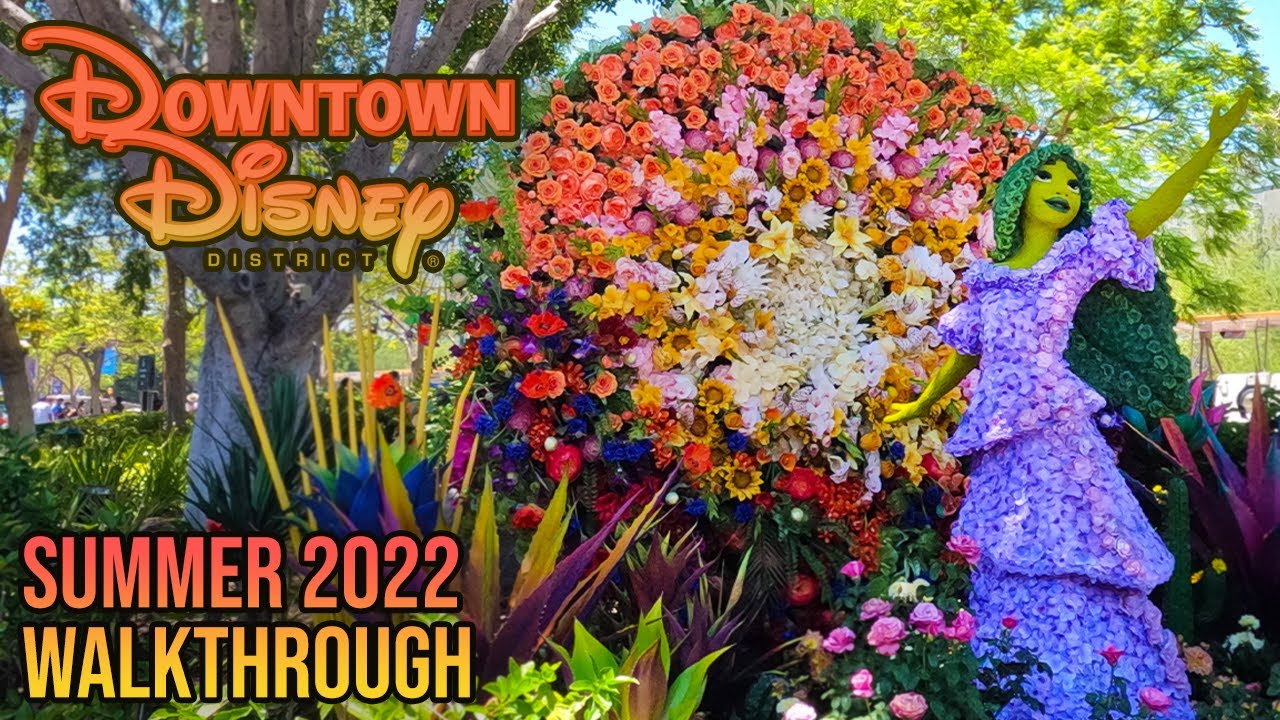 Downtown Disney - Summer 2022 Walkthrough [4K POV]
