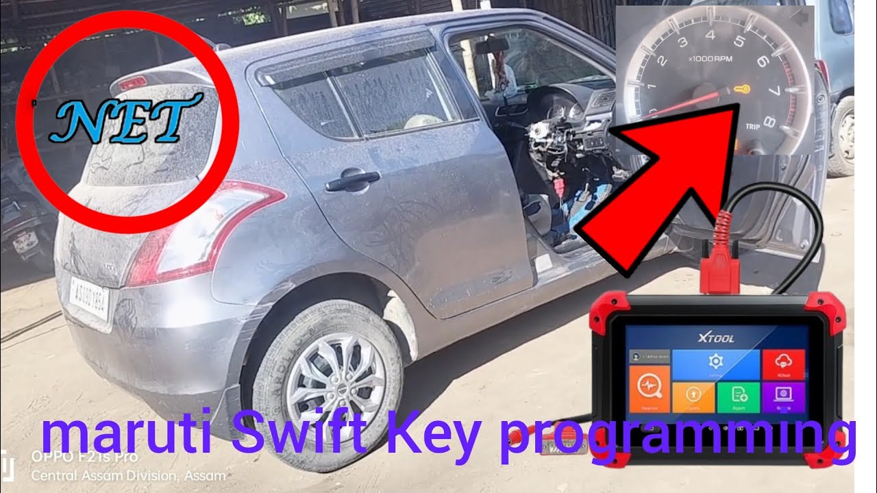 Maruti Swift key programming xtool Ps70 pro  #Xtool#key Codeing