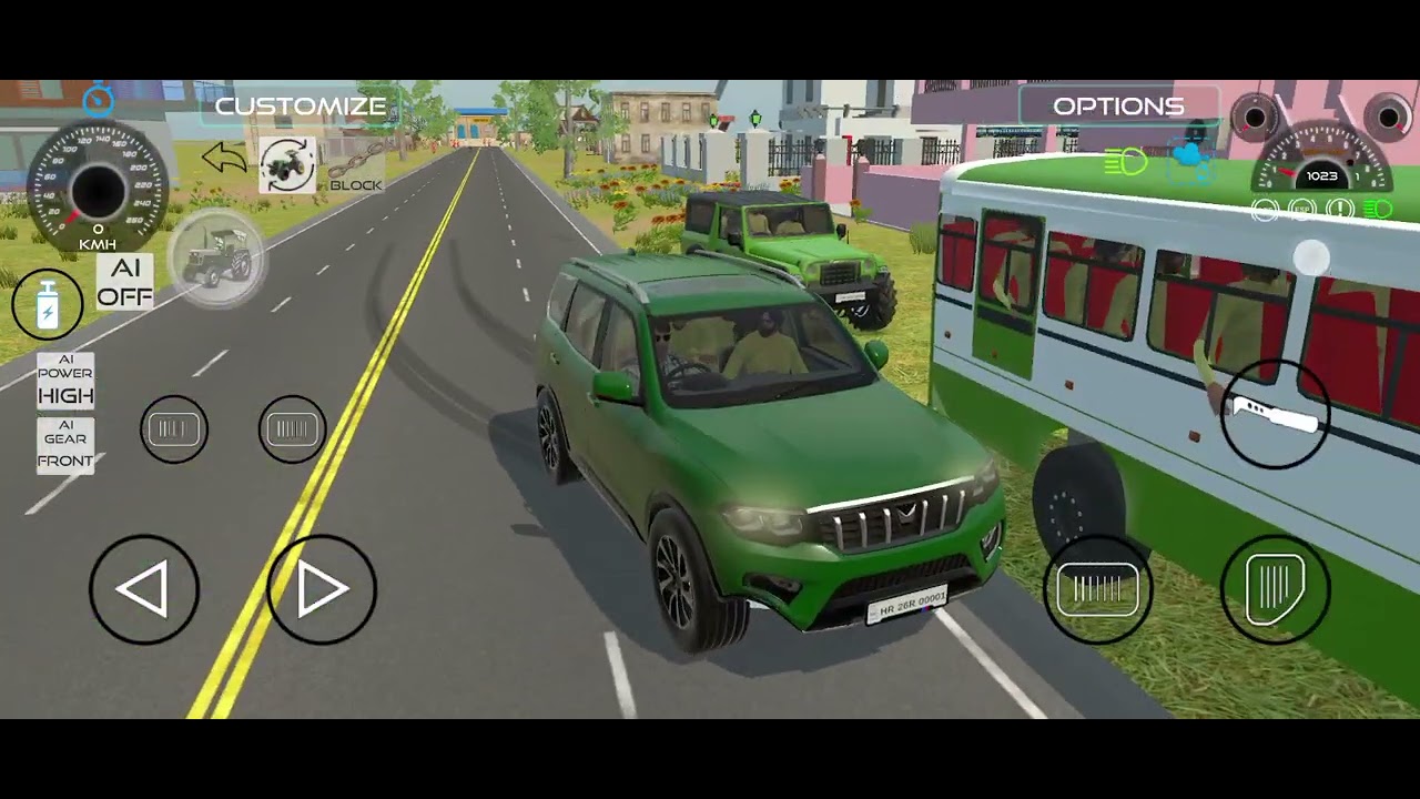 Car drive game people in vehicle's 