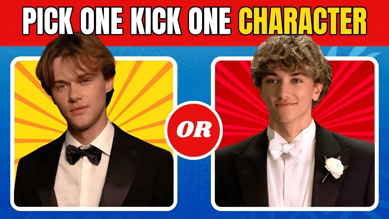 Pick One Kick One Male TVMovie Characters Edition  Characters Quiz