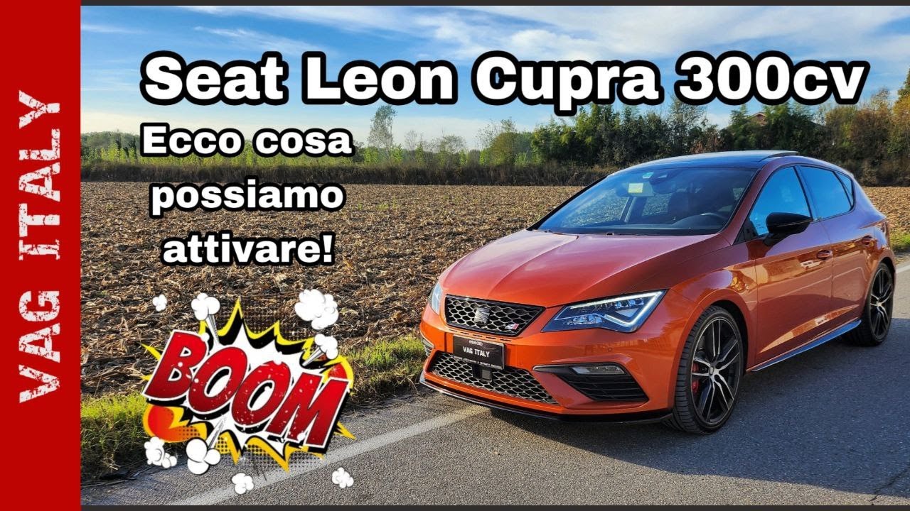 Seat Leon Cupra 2018 2.0 TSI 300cv Attivazione allarme, TJA a 60sec, Sound scarico e tanto altro