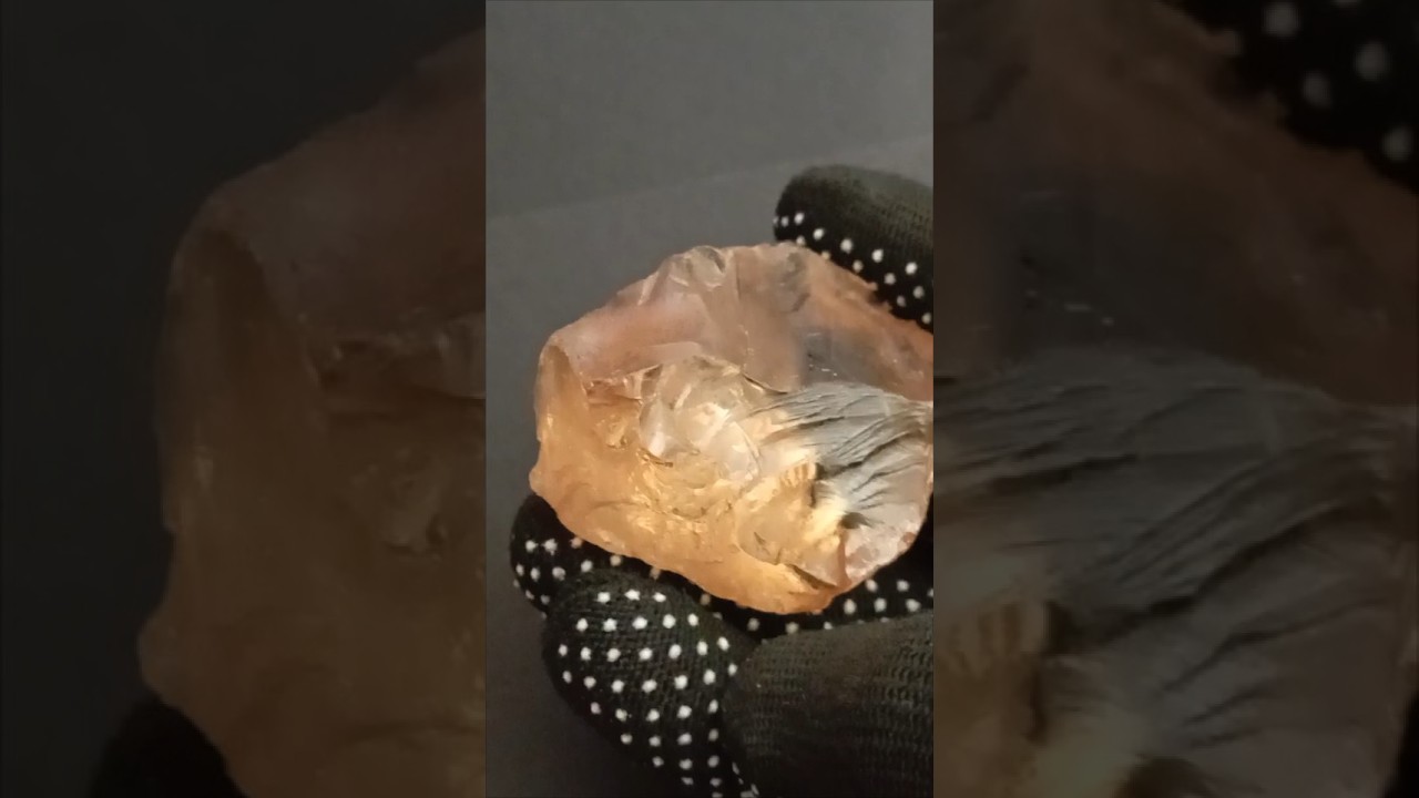 Минерал кварц ЦИТРИН,полуобработанный и дикий образец#gemstone #diamond #jewelry #geology