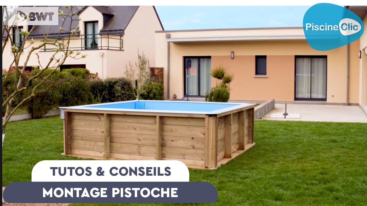 Piscine bois Pistoche - Tutoriel de montage | Piscine Clic