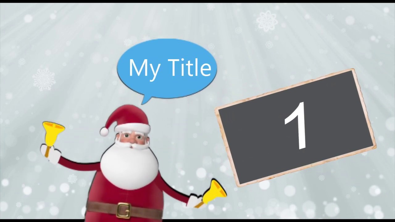 Powerdirector SANTA 2018 Template - PDTemplateZone