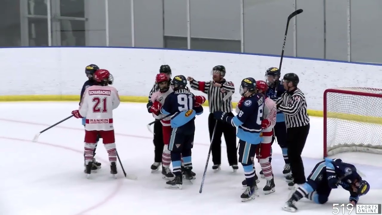 GOHL - St. Catharines Falcons vs Port Colborne Sailors