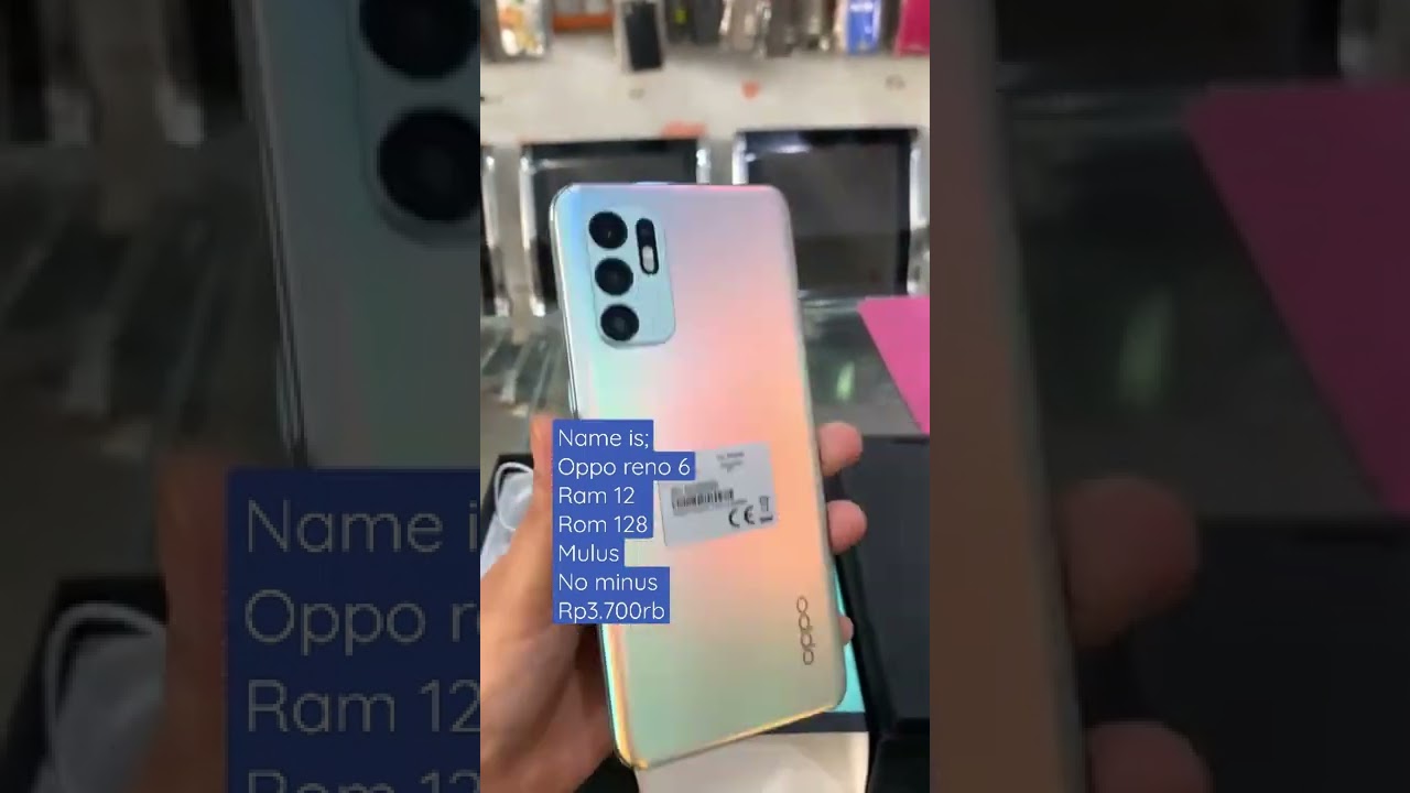 Oppo Reno 6 ram 12/128 |cek harga bekas pakai nya,