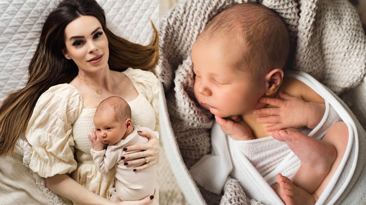 EMOTIONAL BABY ASHER NEWBORN SHOOT | HE MADE US CRY