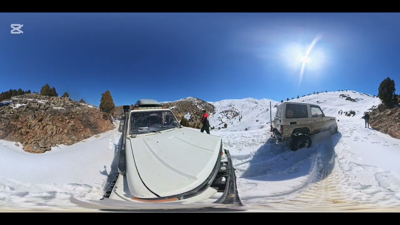 Yol açma çabaları yukardaki uğraşımız 360 görüntüyle #Ofroad #Zor #Yollar