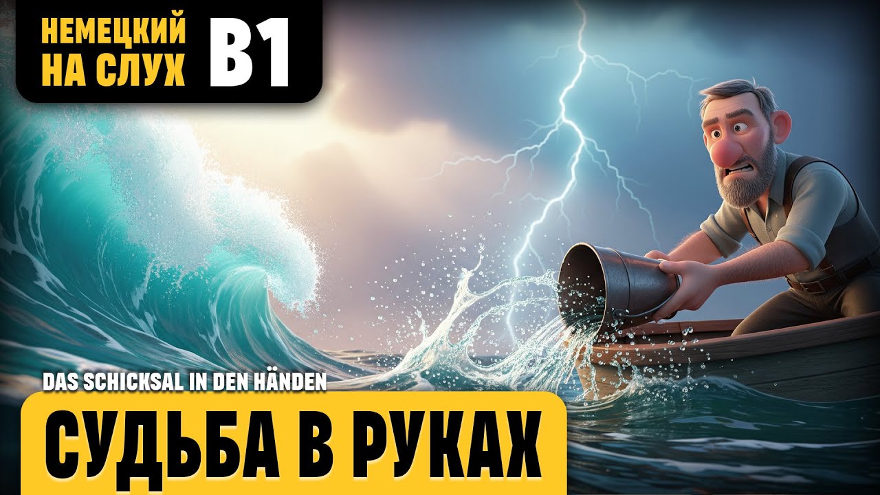 Судьба в руках. Поучительный рассказ (уровень B1). Немецкий на слух.