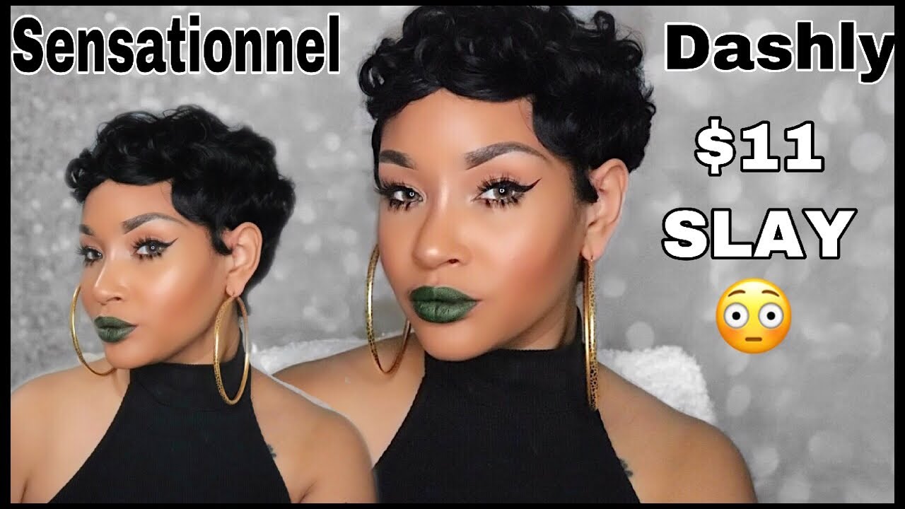 SENSATIONNEL DASHLY SYNTHETIC HAIR WIG REVIEW