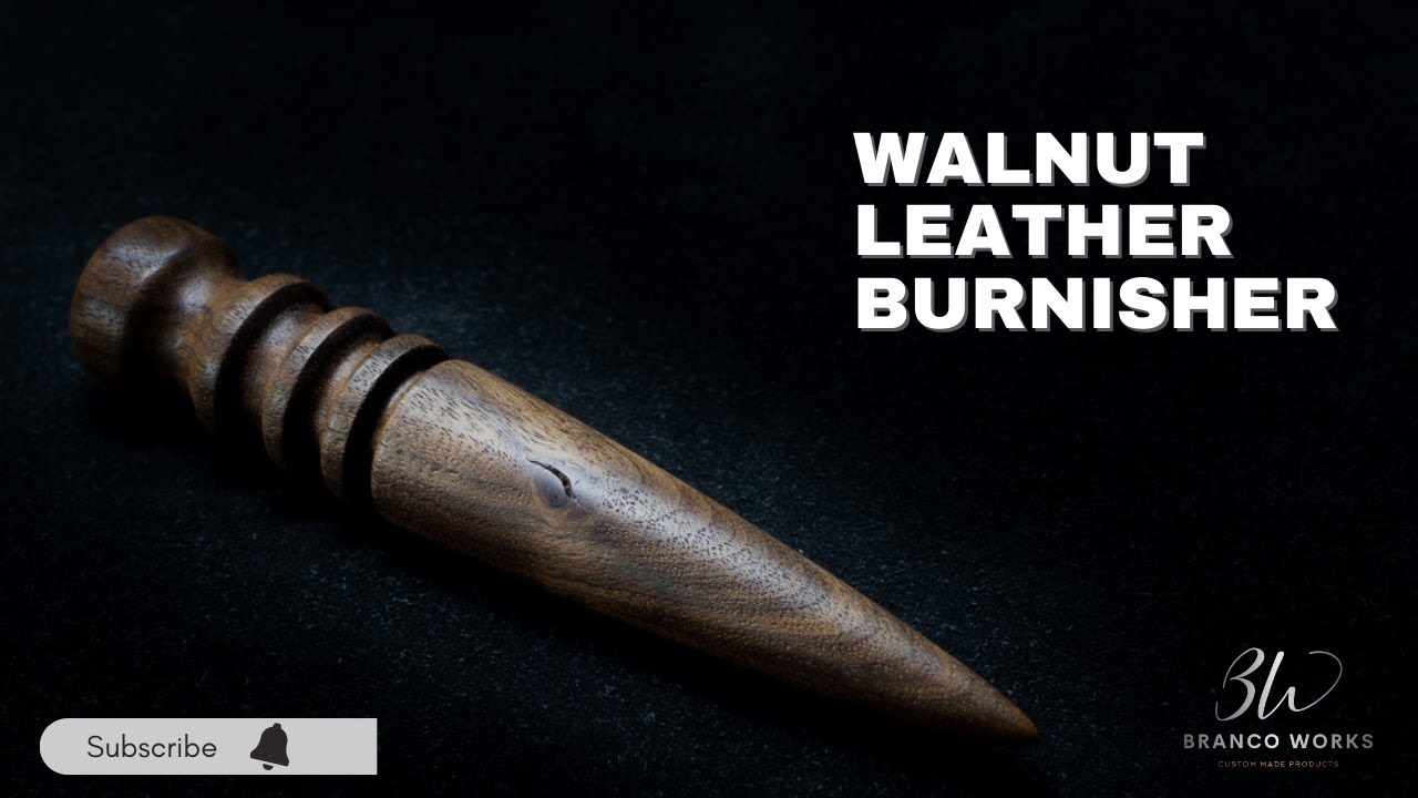 Making a Walnut Leather Burnisher