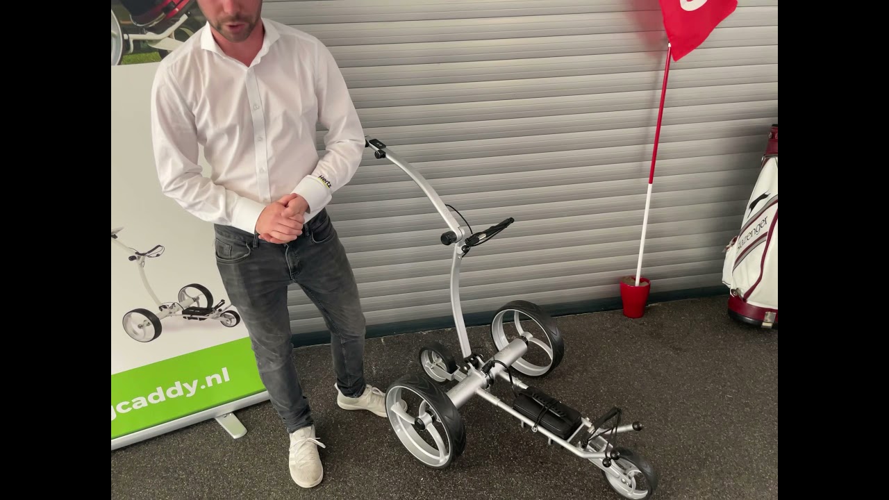 King caddy trolley in vrijloop stand zetten