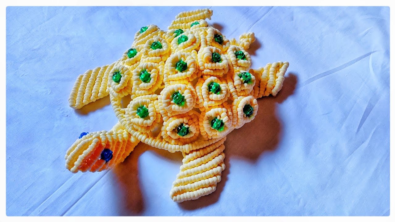 How to make Macrame Tortoise | Macrame Turtle | DIY Tortoise