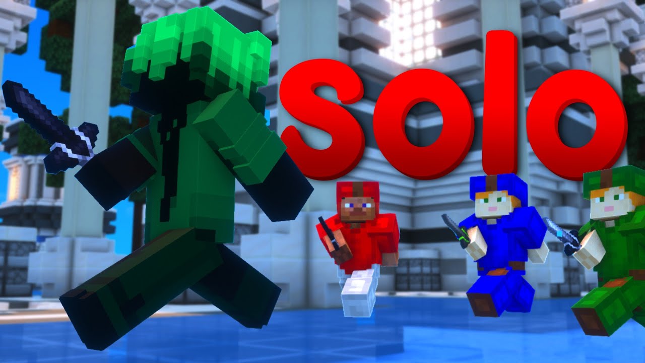 Solo Queuing Bedwars SQUADS (NetherGames)