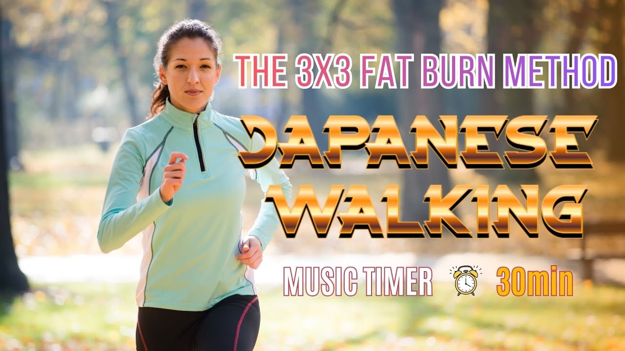 3×3 Japanese Walking Workout | Low Impact Interval Cardio to the Music