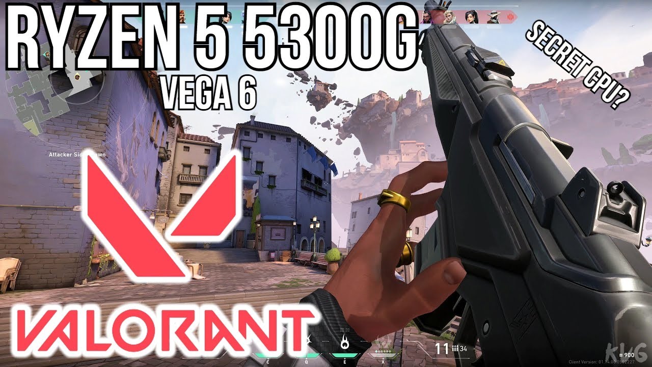 Ryzen 3 5300g |  Vega 6 APU | Valorant (720p 900p 1080p) Benchmark