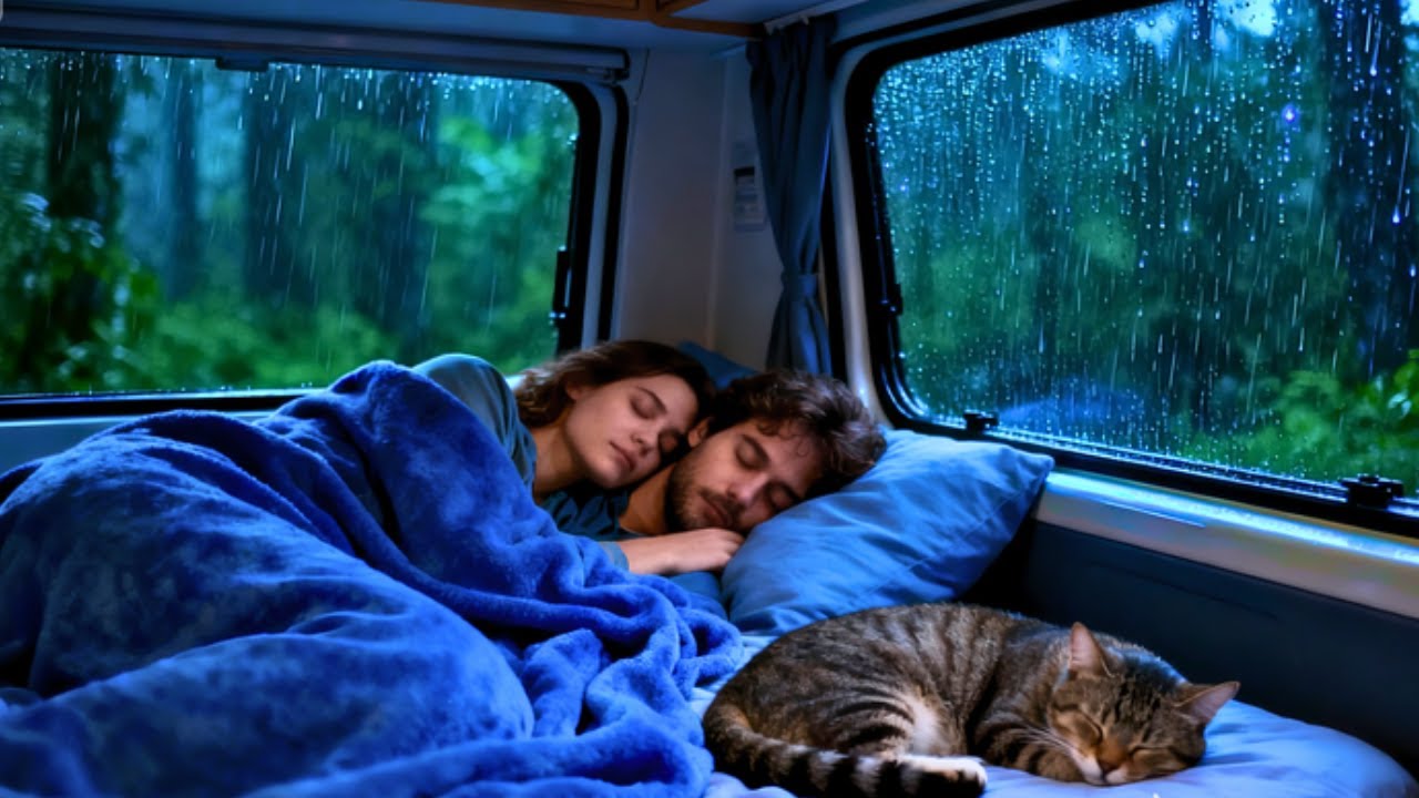 Rain sounds for sleeping - Natural rain and dripping sounds for deep sleep, meditation, study dormir