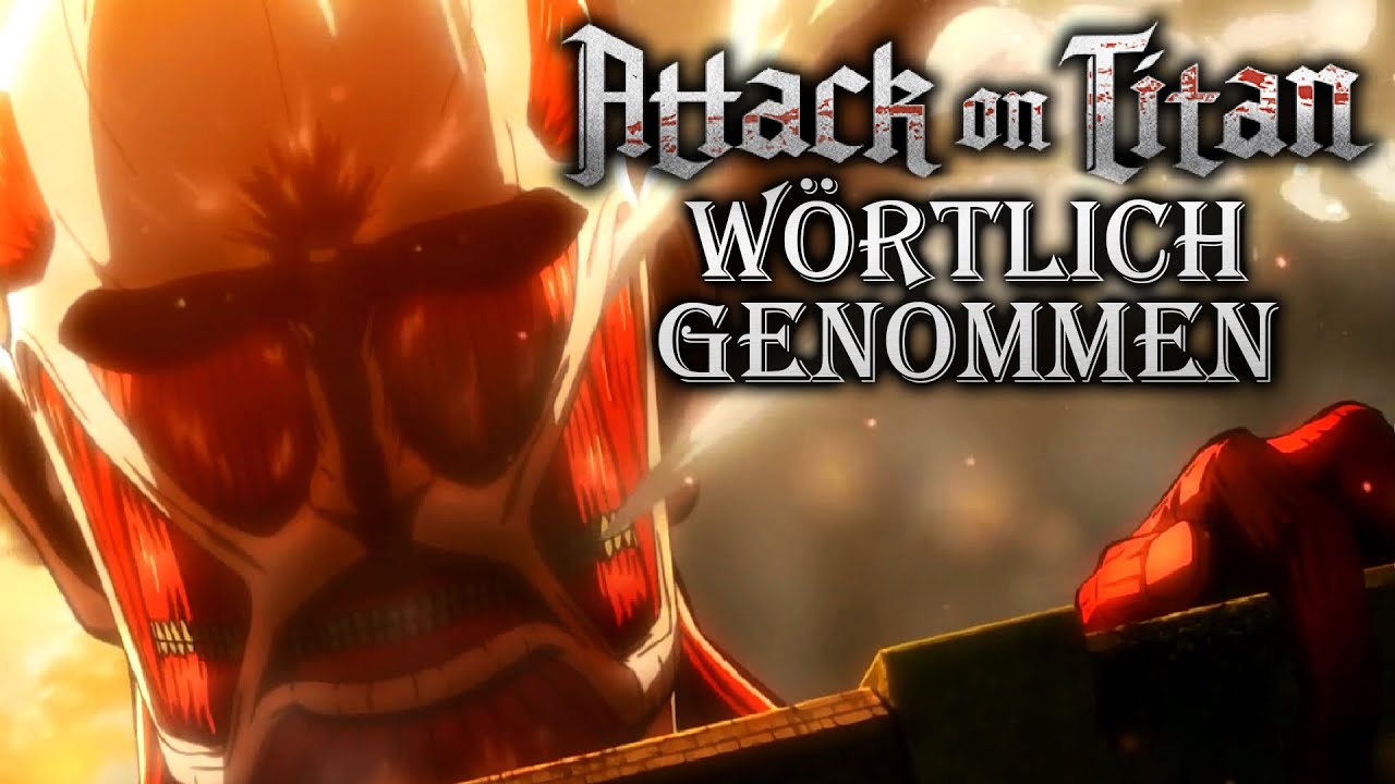 Attack on Titan Opening 1 - Wörtlich Genommen (Parodie Cover)