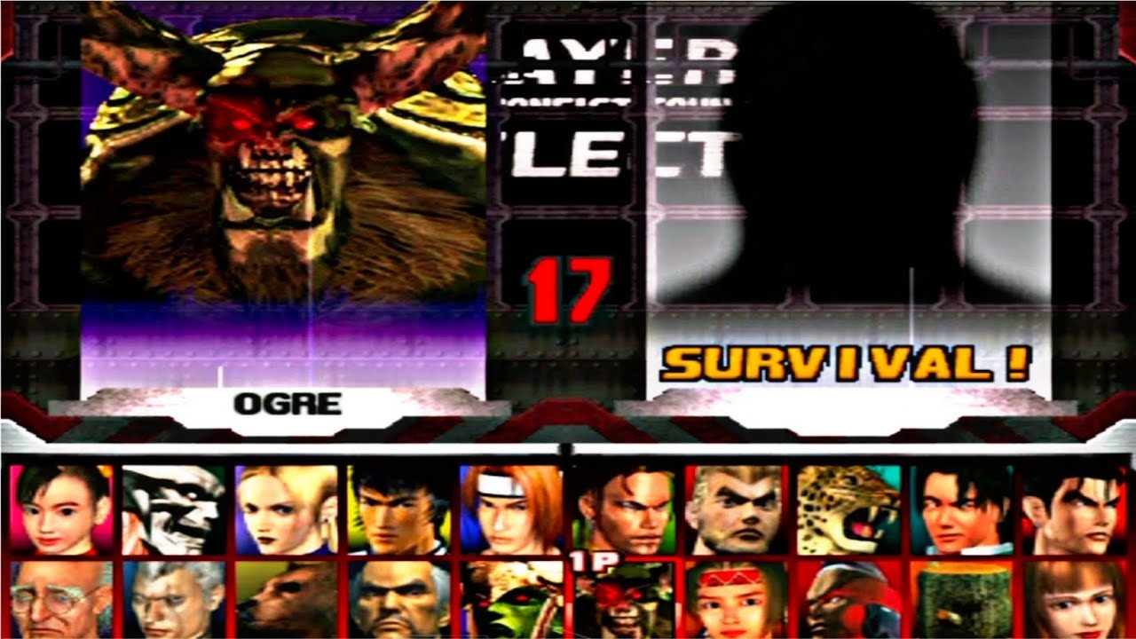Tekken 3 true ogre survival mode|survival mode in tekken 3 #tekken3 #survival #trueogre 