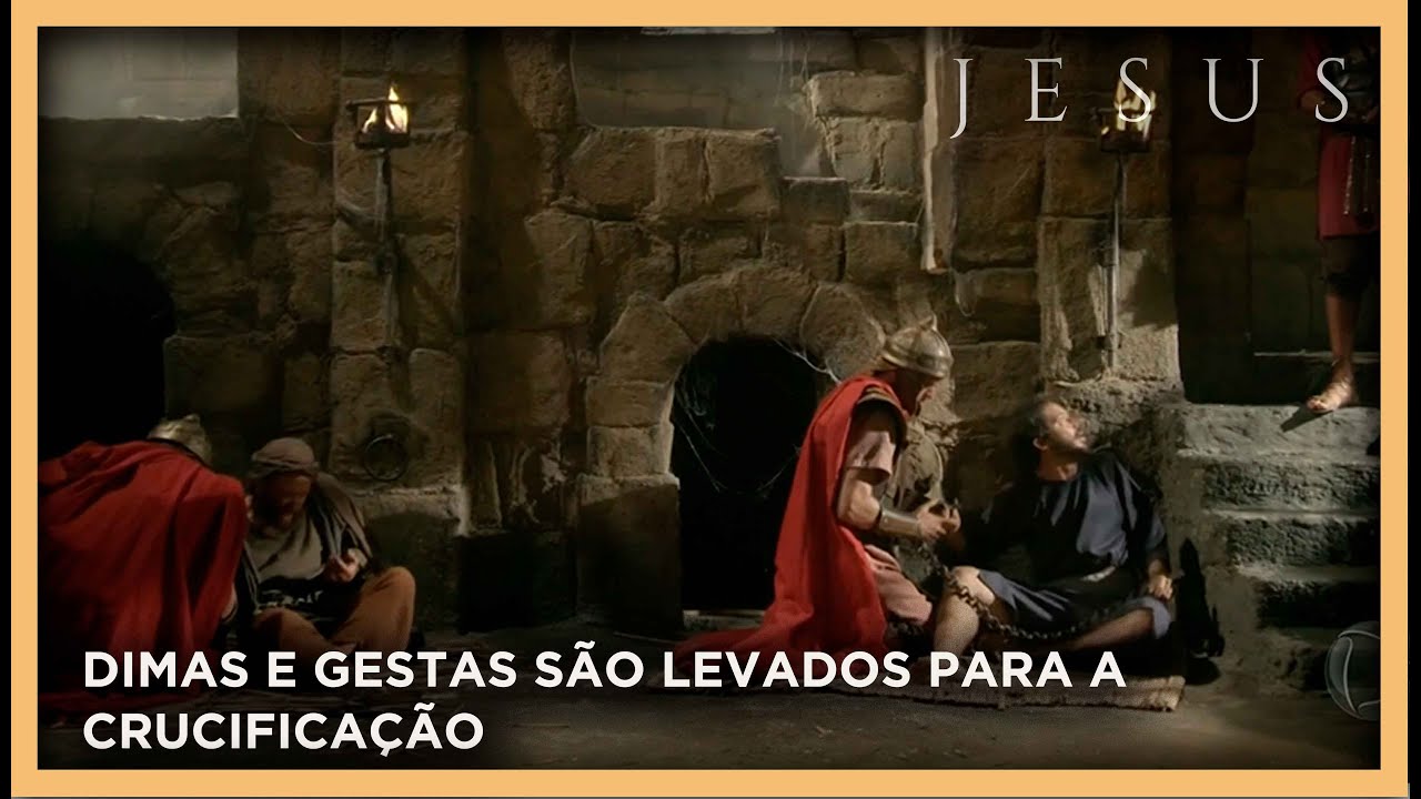 Dimas e Gestas são levados para a crucificação | NOVELA JESUS