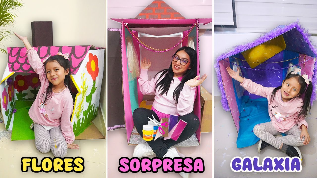 HACEMOS CASITAS de CARTON ¿CUAL ES LA MEJOR? | Daailum