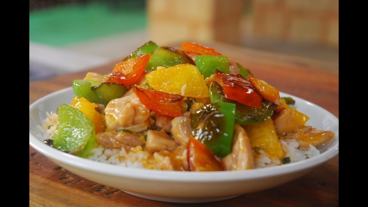 Sweet & Sour Chicken Rice | Cooksmart | Sanjeev Kapoor Khazana