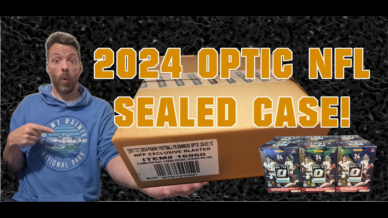ЗАПЕЧАТАННЫЙ ЧЕХОЛ 2024 OPTIC NFL! 20 бластеров от DSG Case hits и SSPs!