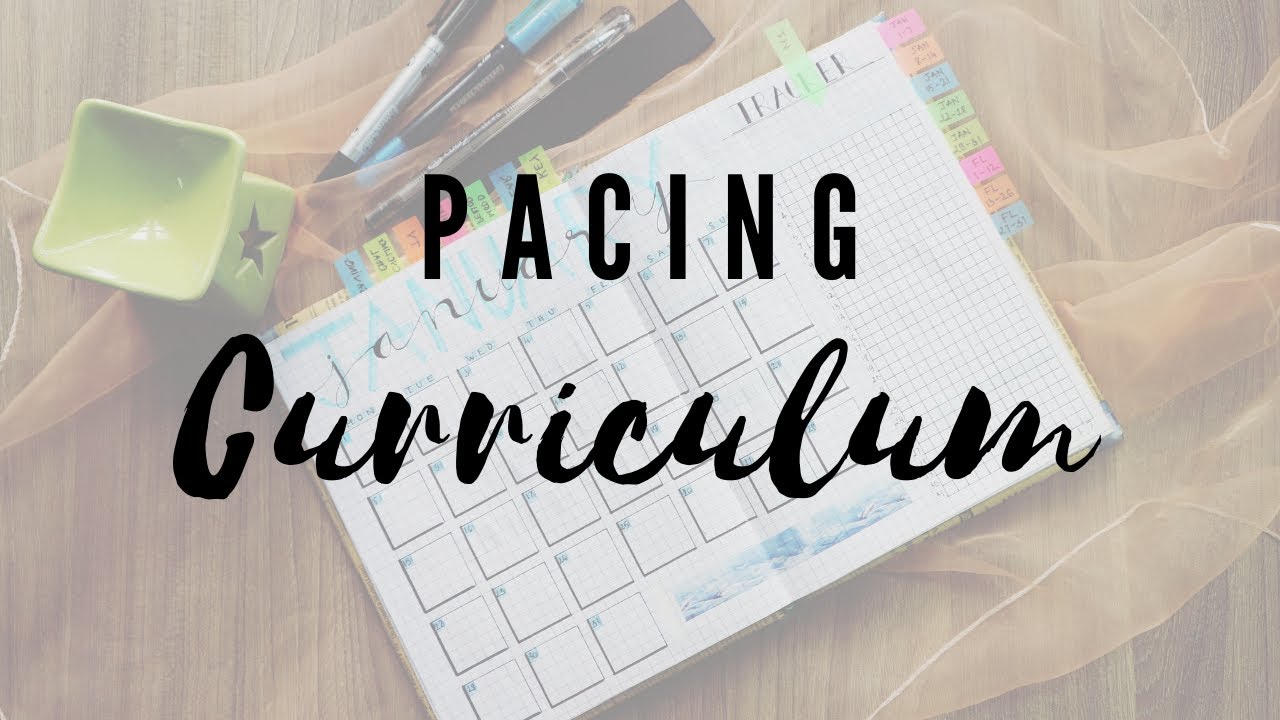 Pacing Homeschool Curriculum for the Year's End