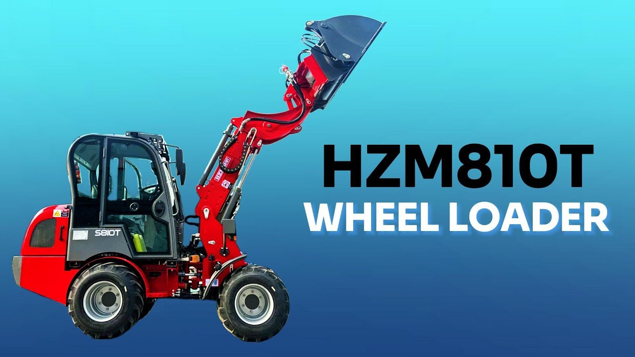 【HZM 810T telescopic wheel loader functional testing】