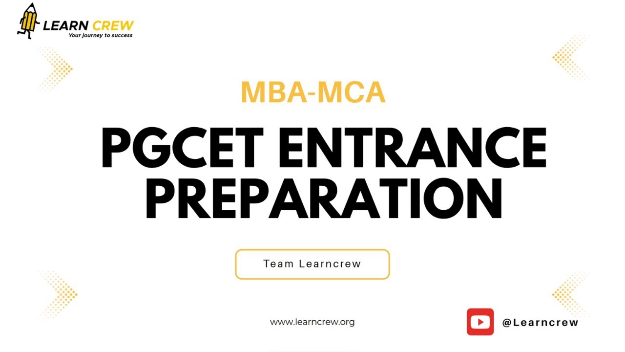 Ace the PGCET MBA-MCA: Rapid Revision Tips | Sep-2023 |