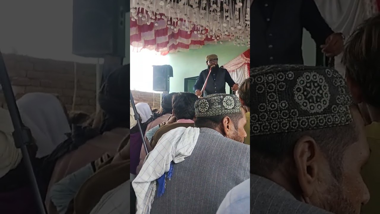 پیر احمد رضا شاہ صاحب فل بیان کرتے ہوئے 