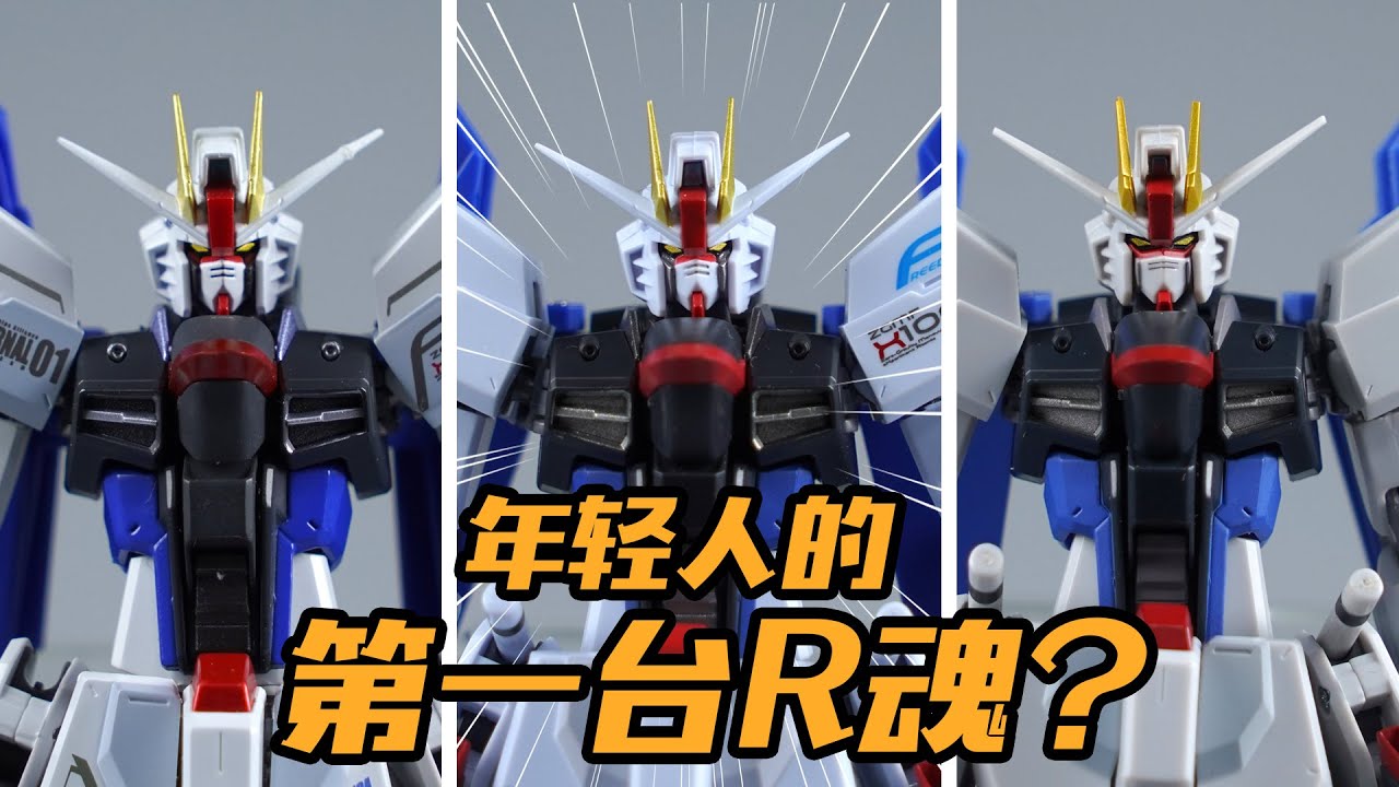 年輕人的第一台R魂？萬代 ROBOT魂 自由高達 特別配色版【評頭論足】