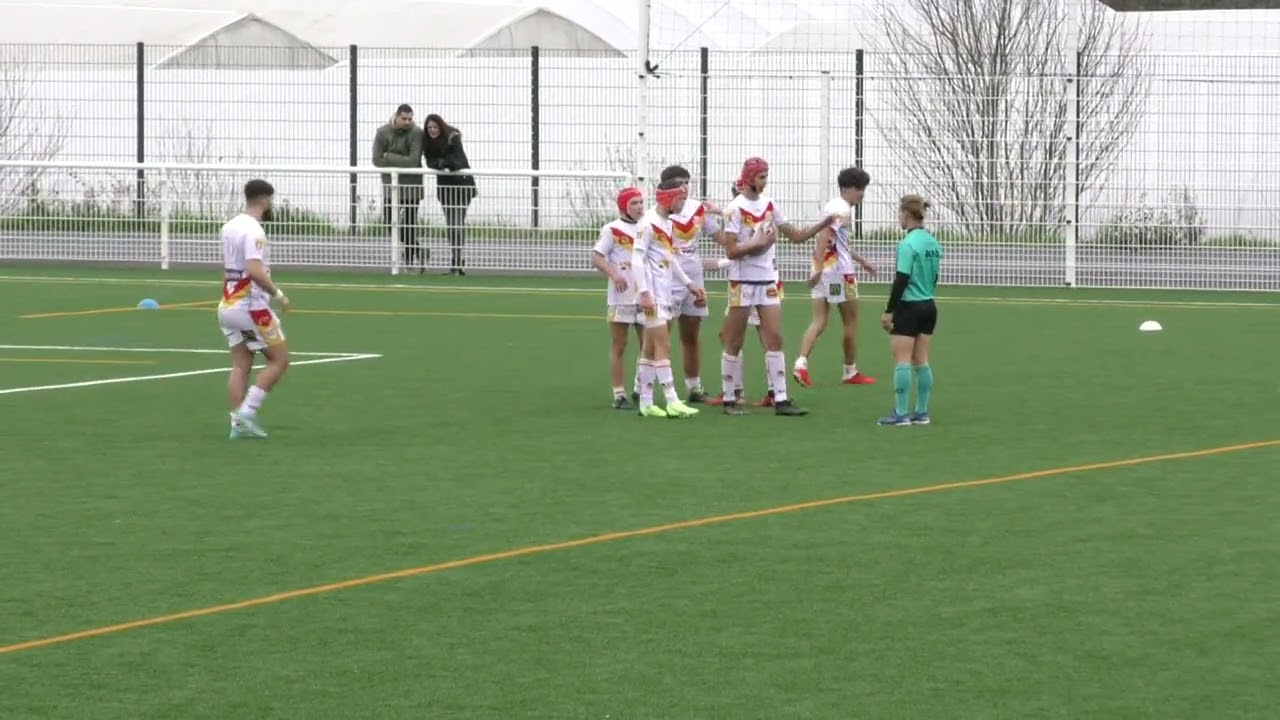 U17 à 9 Canton Villefranche d'Albi    / XIII Catalan 1ère mi-temps