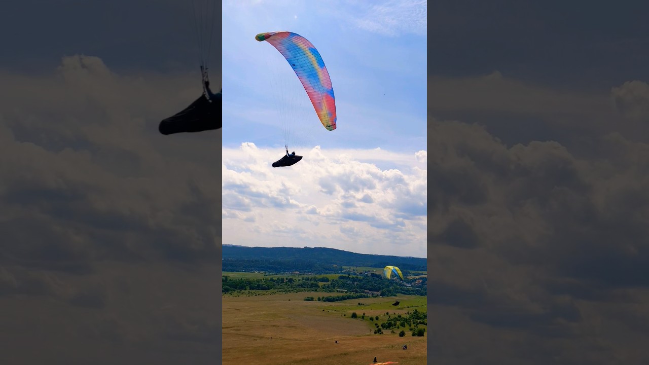 Przyłapany na robocie 😊 #paragliding #mierosz&oacute;w #bgdbase2 #hardcore #flight