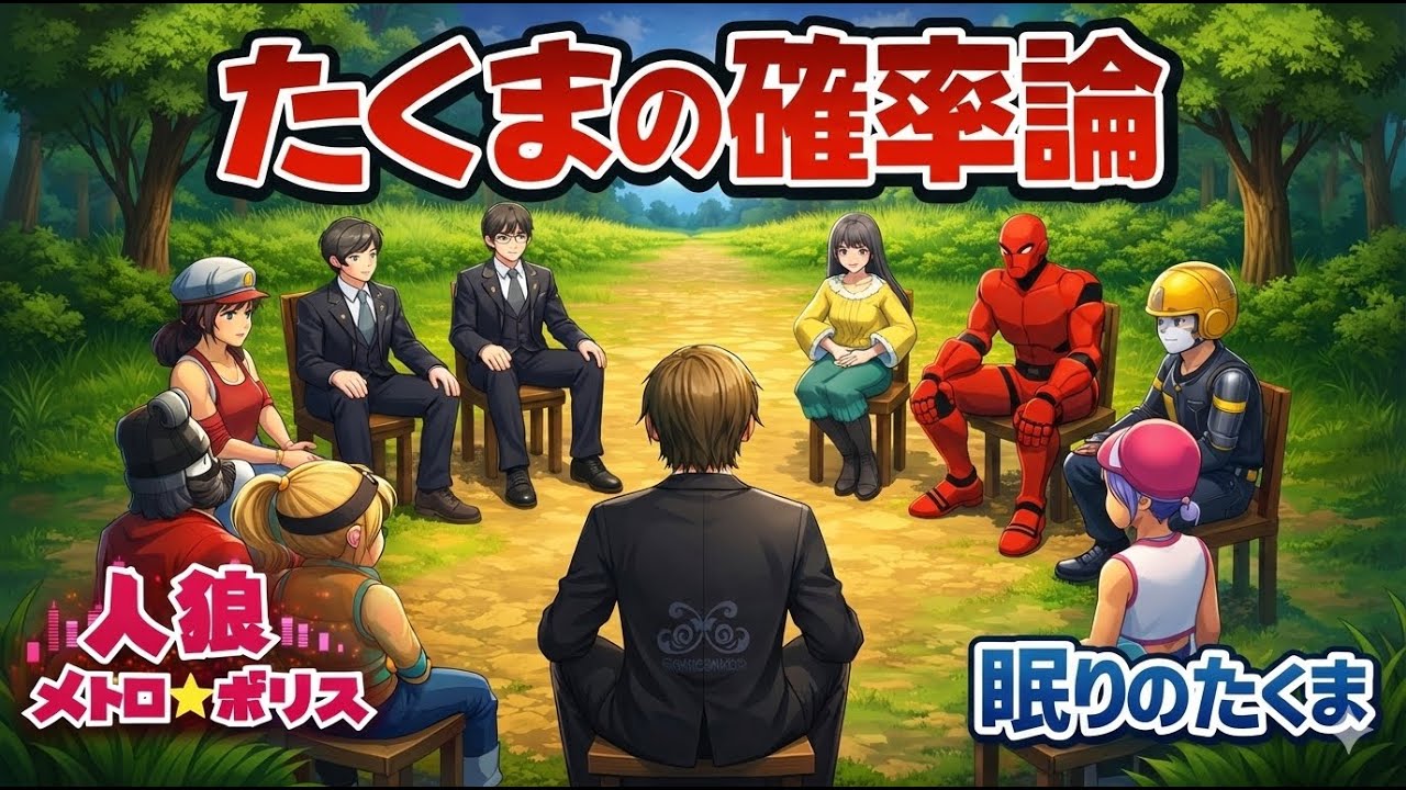【人狼メトロポリス】13年の人狼ゲーム経験で導き出した“本物の確率論”を初公開
