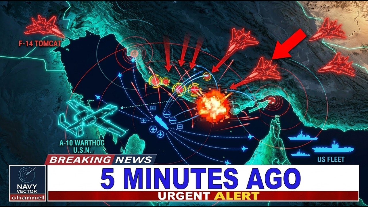 70 Iran&rsquo;s Fighter Jets HIT U.S. Navy F-35 Squadron &mdash; 17 Minutes Later, EVERYTHING CHANGED