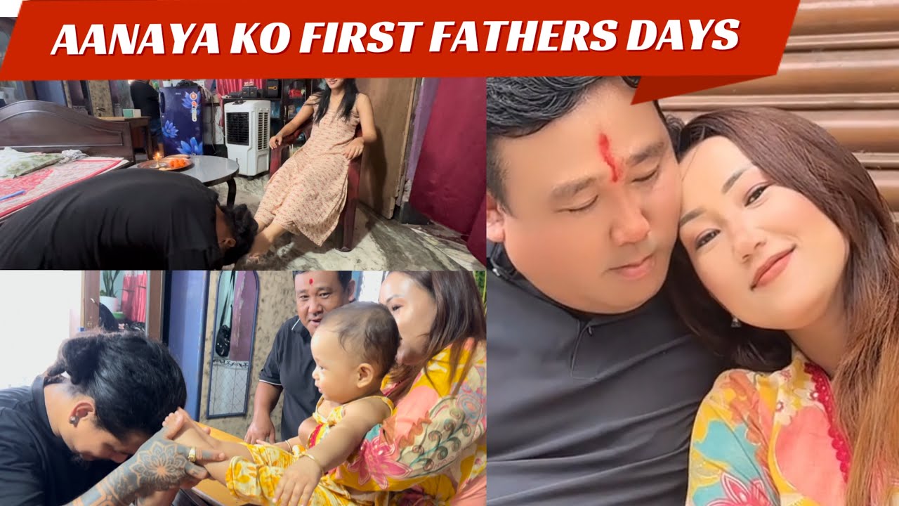 AANAYA KO FIRST FATHERS DAYS 🖤