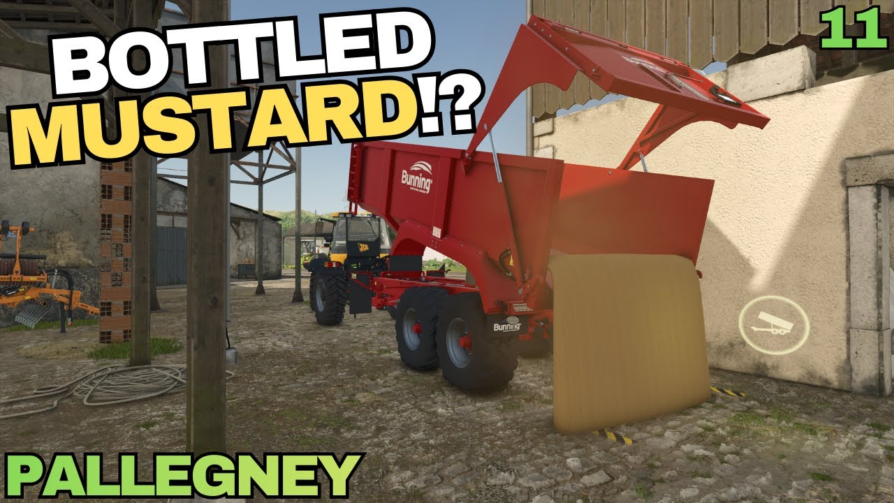 HEY LOOK, THE MUSTARD IS READY!! | FS25 Pallegney Series | Episode 11