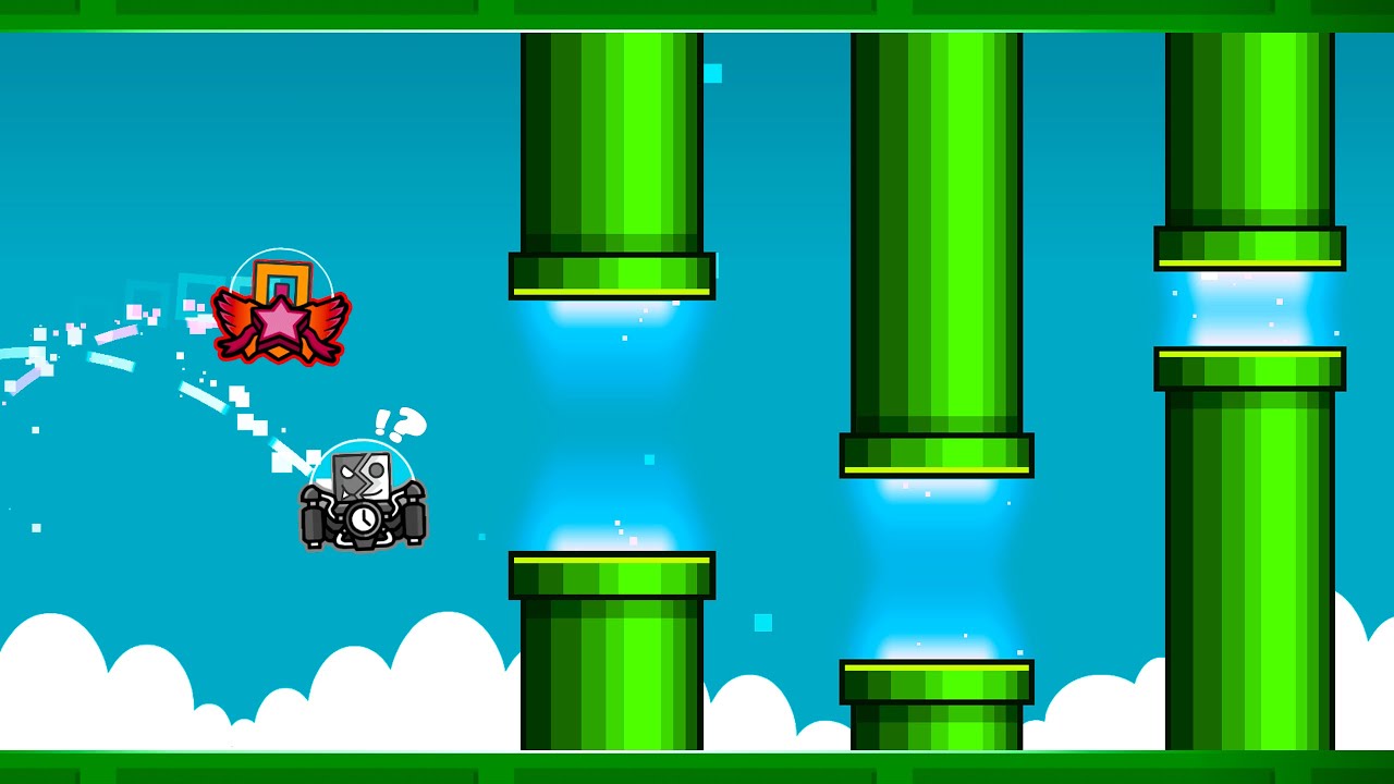 Гонка НА МИНИ-ИГРАХ в Geometry Dash